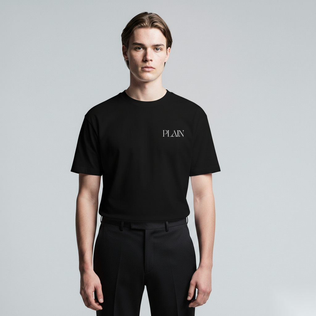 Plain Black Tee