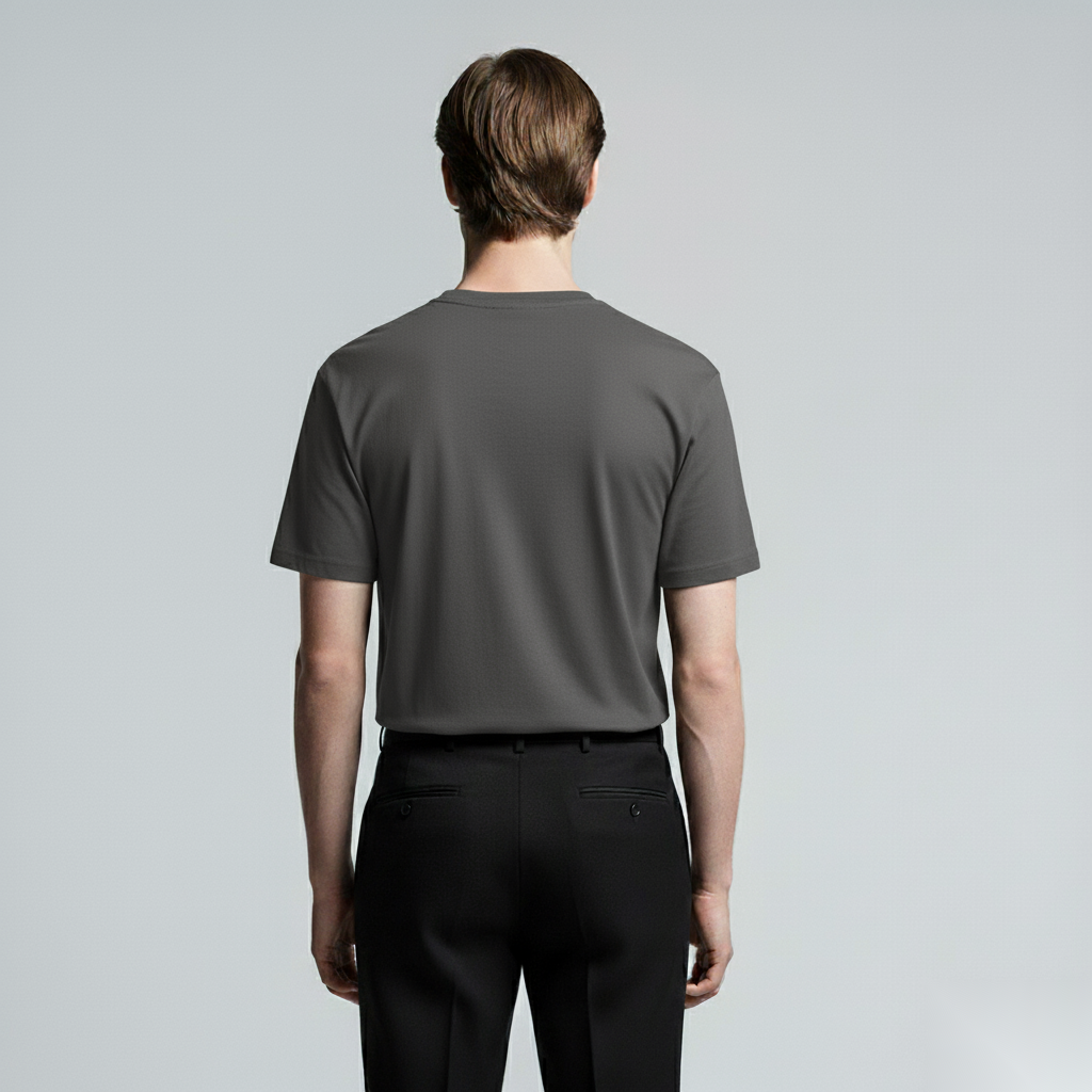 Plain Charcoal Tee