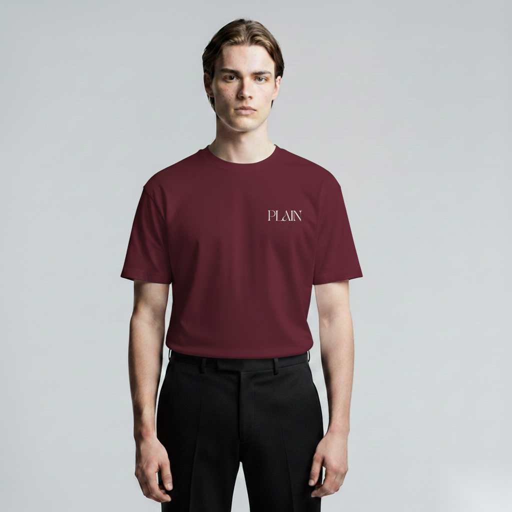 Plain Maroon Tee