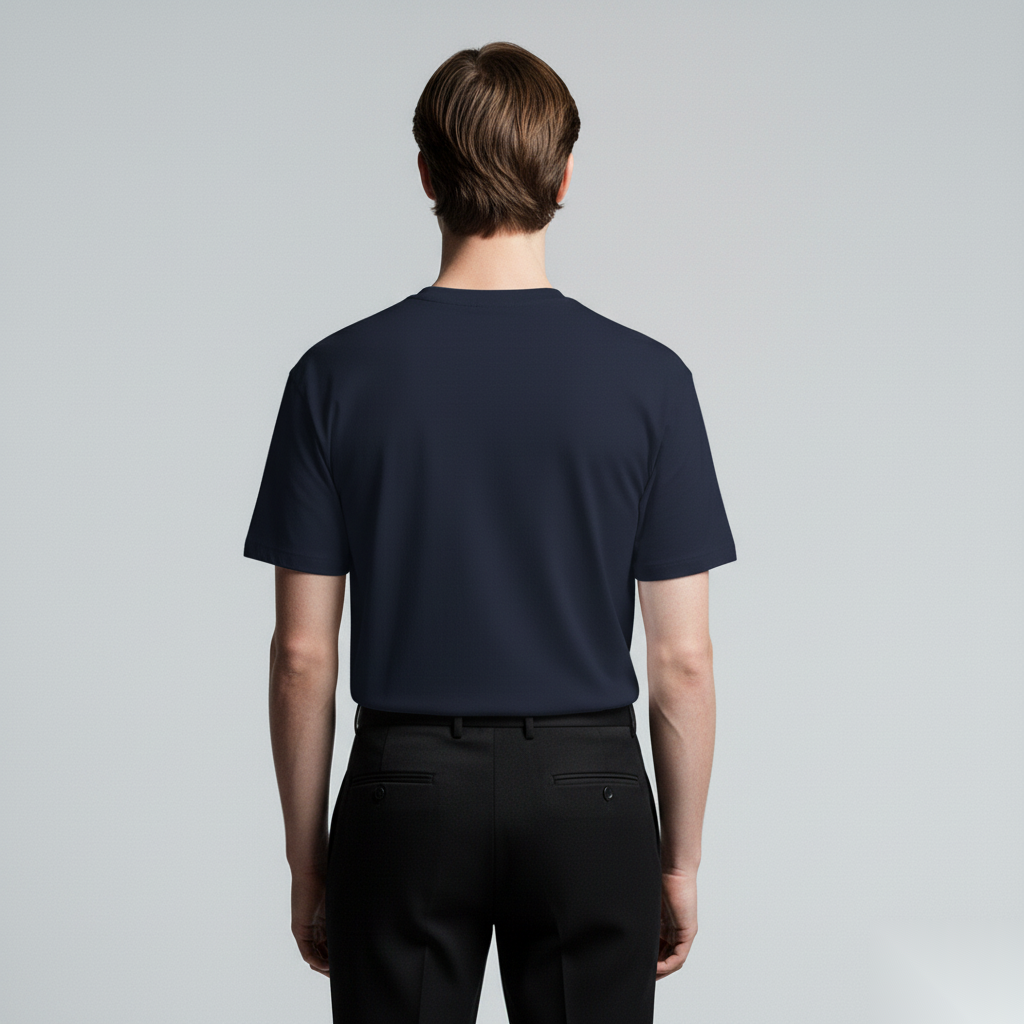 Plain Navy Tee