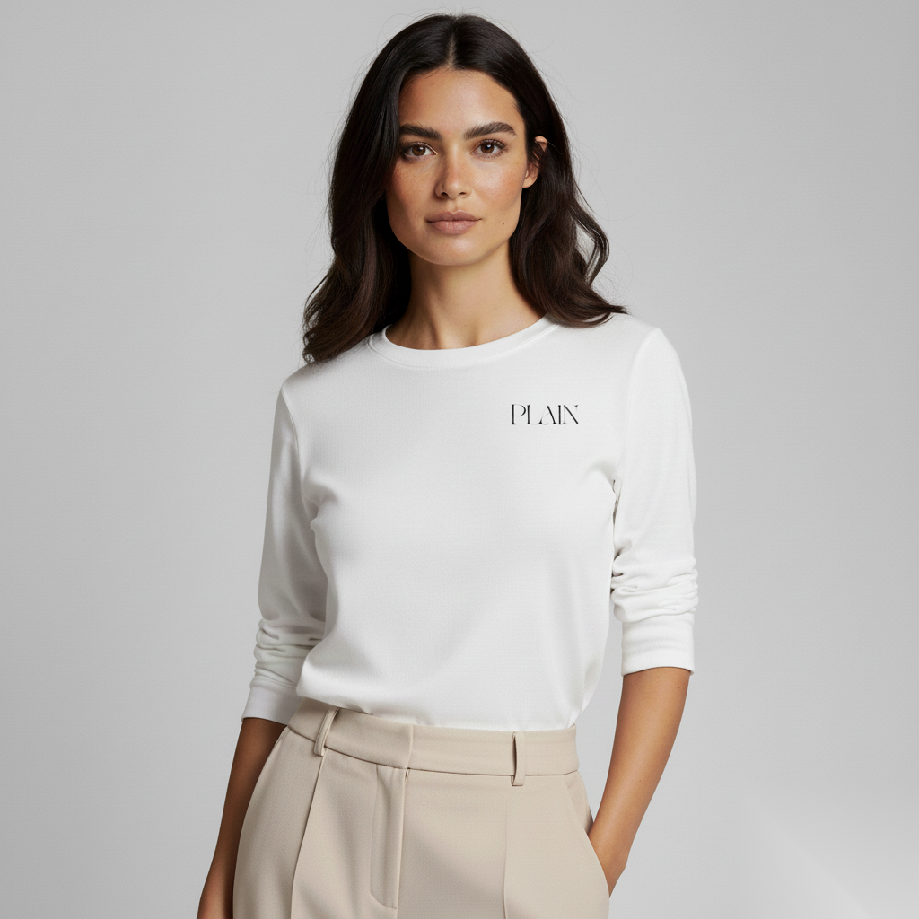 Plain White Long Sleeve