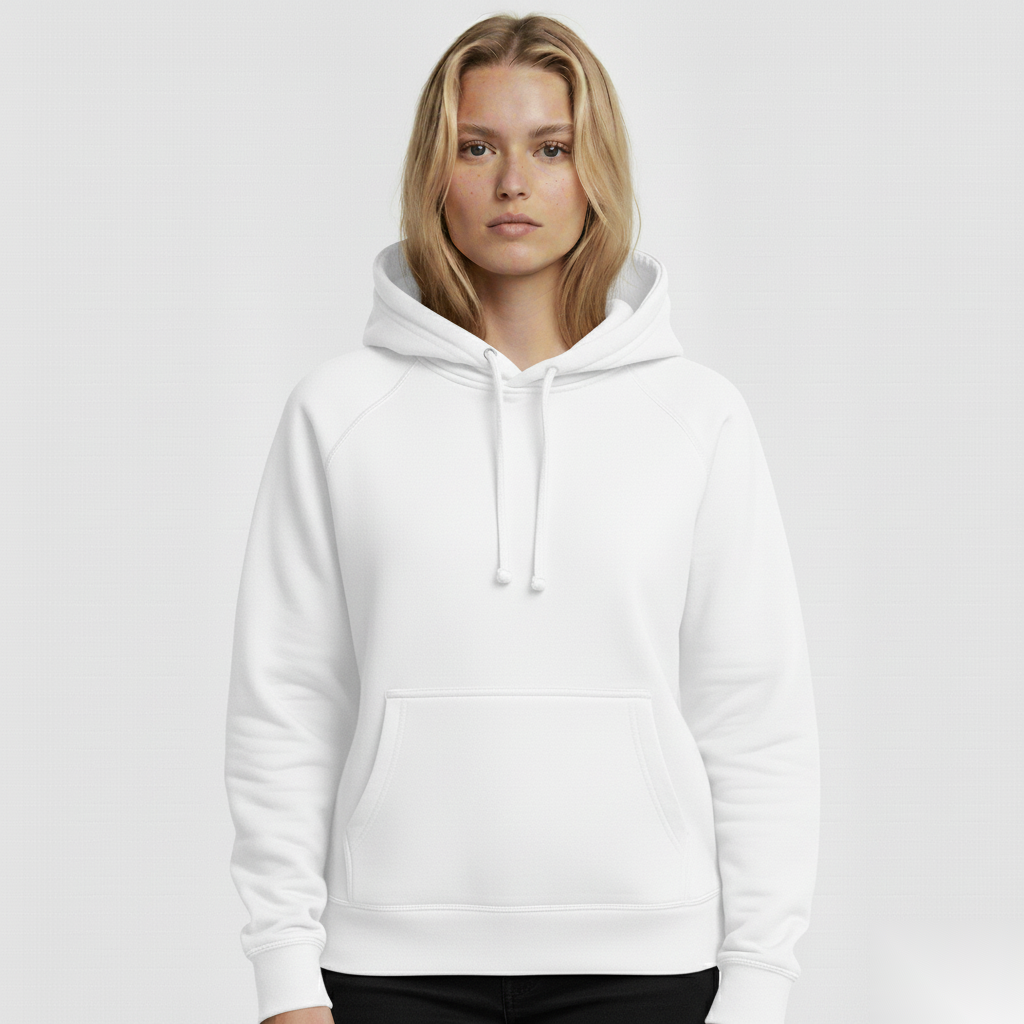 Signature White Hoodie