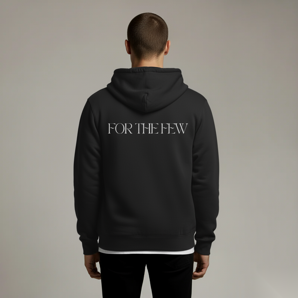Signature Black Zip Hoodie