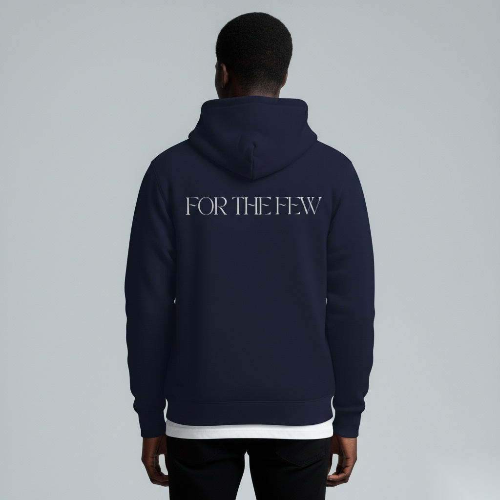 Signature Navy Zip Hoodie