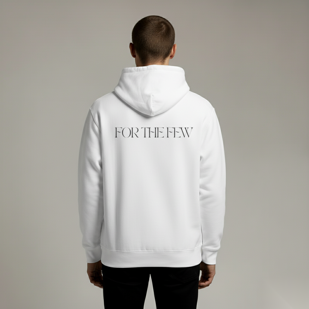 Signature White Hoodie